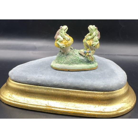 VTG Basil Matthews Frog/Toad Figurine Original Sculpture Made England - Picture 3 of 10